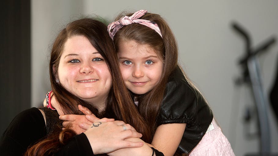 Jill blev født af en fuld mor: I mit liv er det unormale normalt