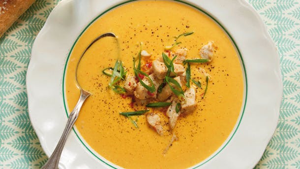Karrysuppe med kylling