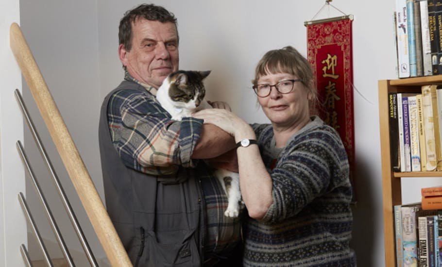 Katten vækkede Povl: Bodils hjerte var stoppet med at slå