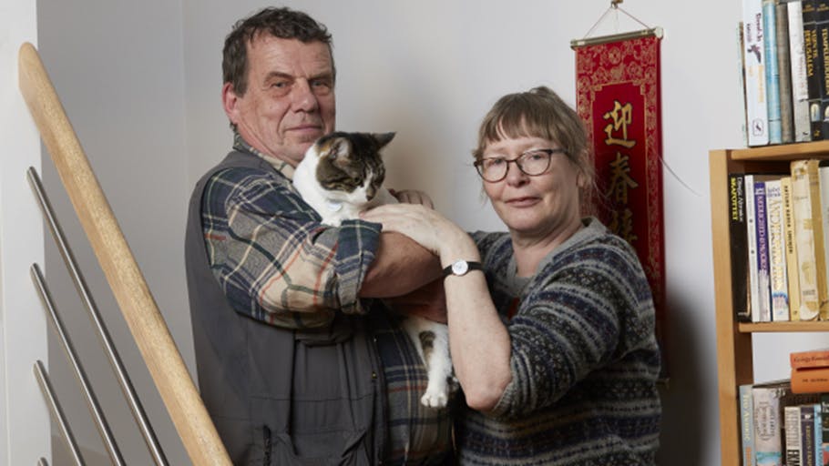 Katten vækkede Povl: Bodils hjerte var stoppet med at slå