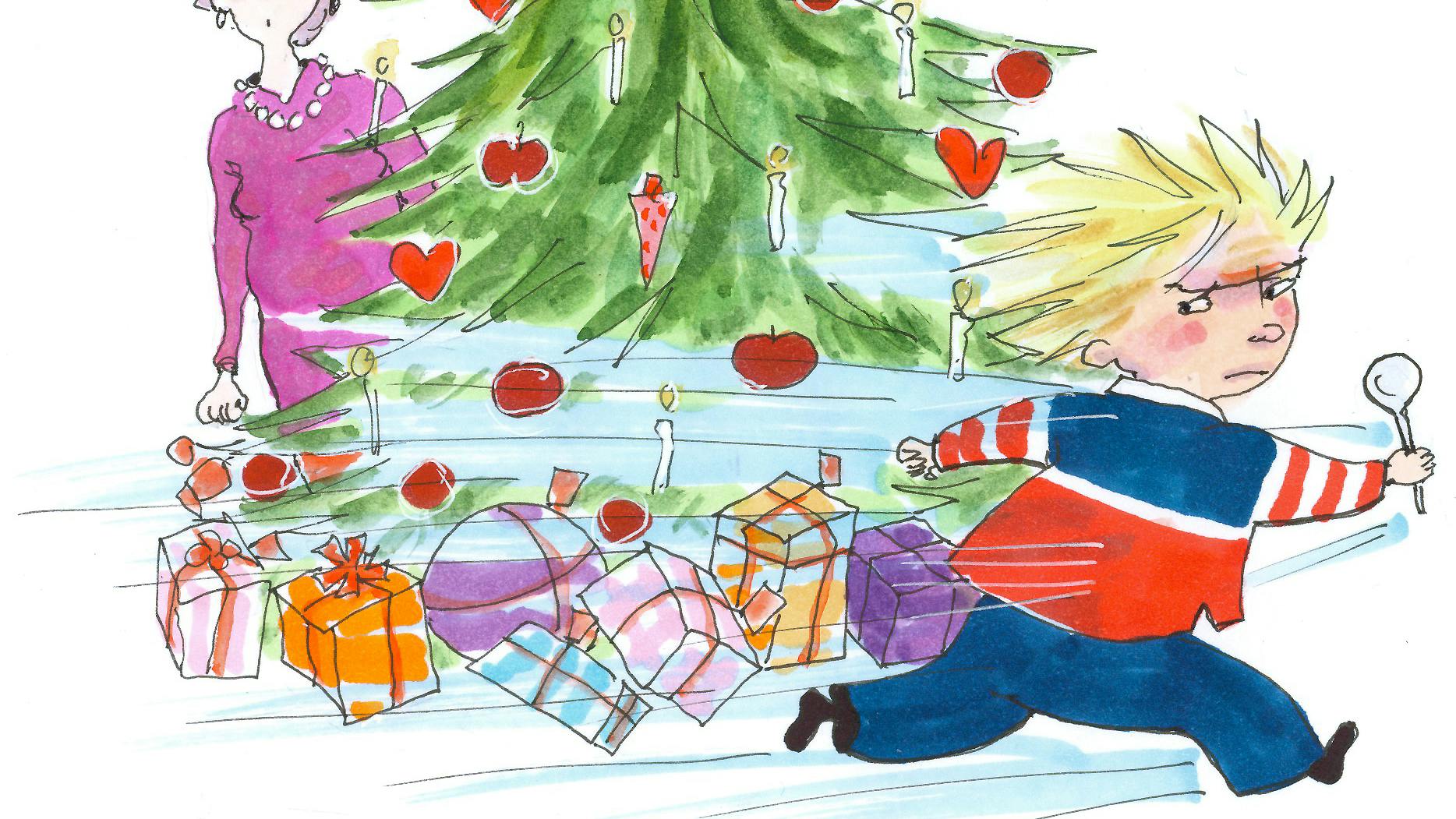 Johns lyse sider: Illustration af julegave-strejke