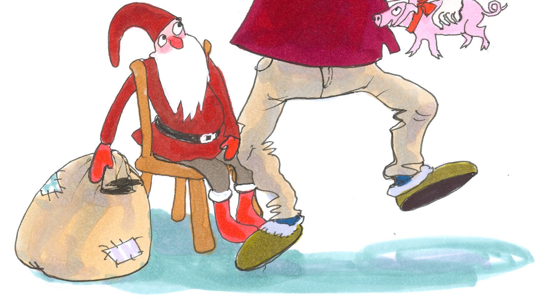 Julemiddag med falsk mandel