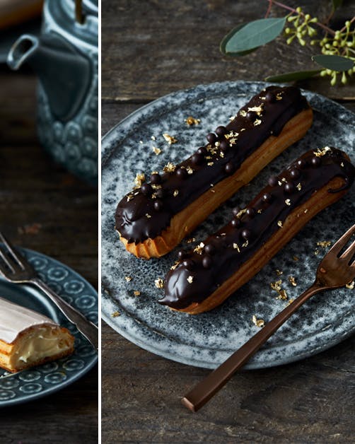 En éclair grundopskrift: 3 slags franske vandbakkelser