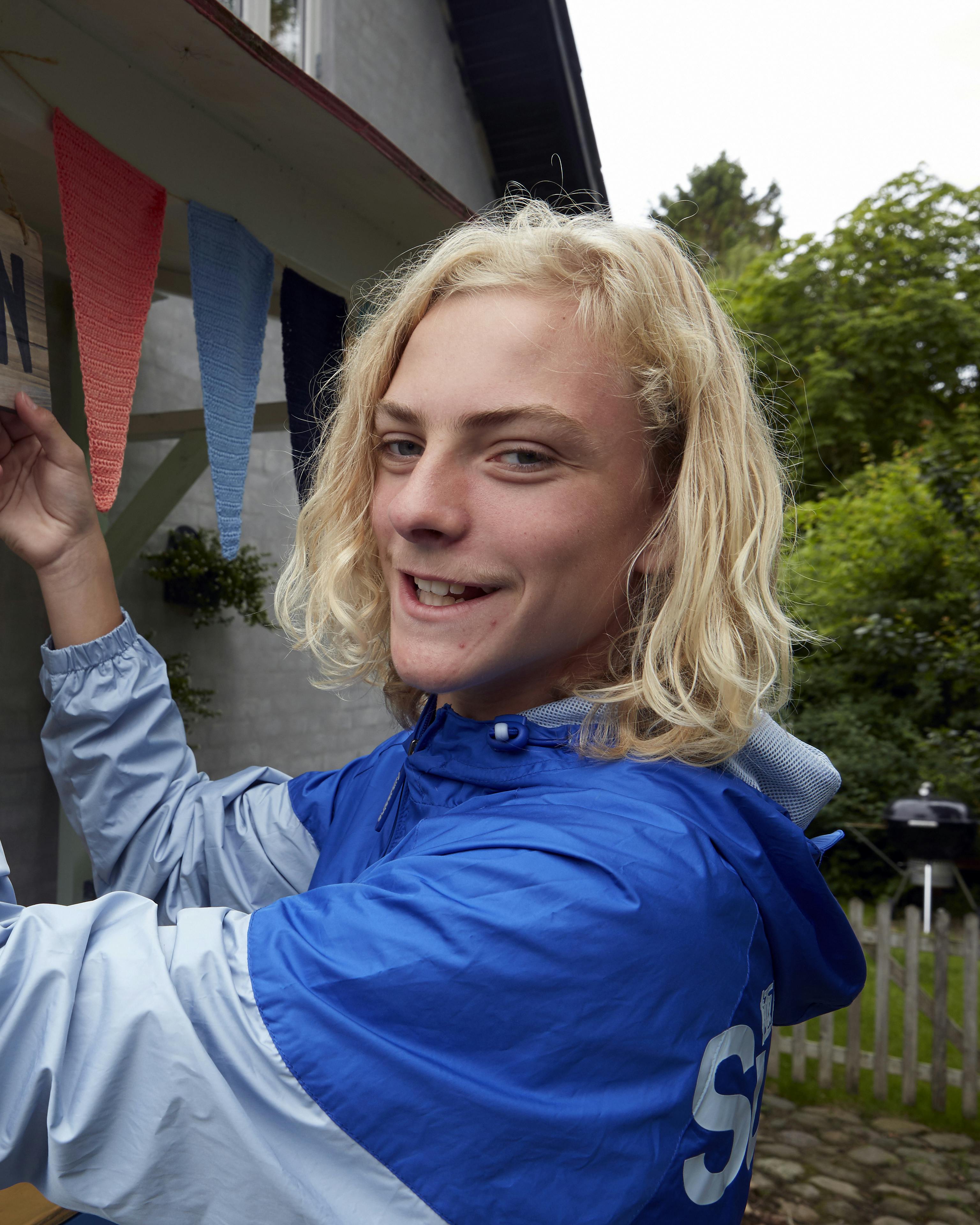 Marius har et synshandicap