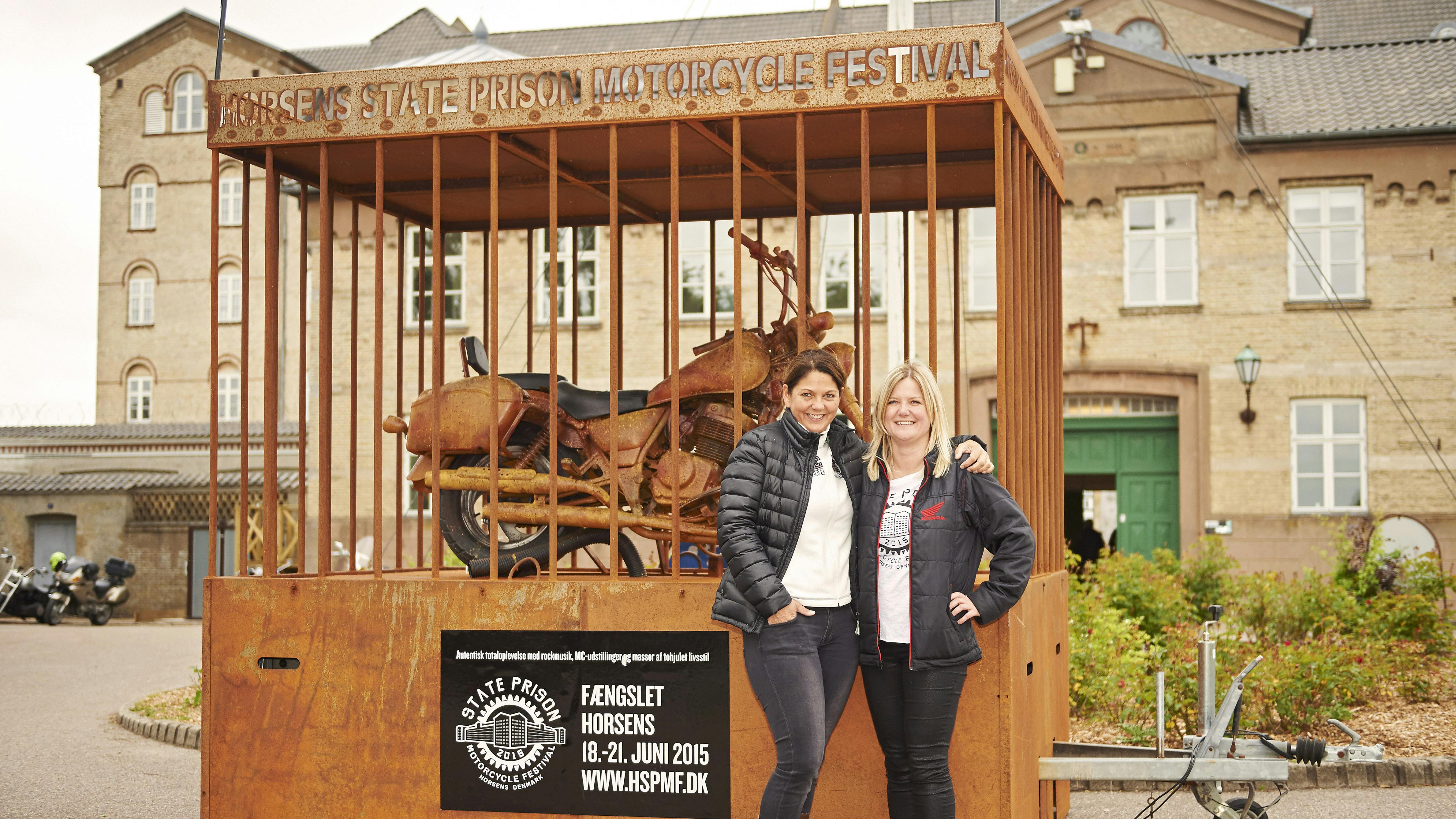 Hovedarrangørerne bag ny motorcykel festival i horsens er kvinderne heidi og karin