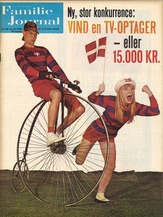 Nostalgi. Familie Journal forside fra år 1912