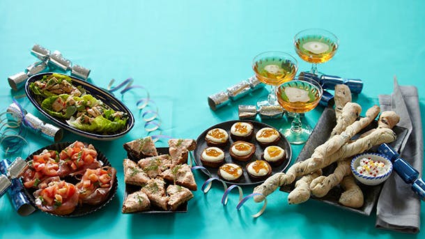 Nytårsmenu: Tapas, snacks og forretter til nytår