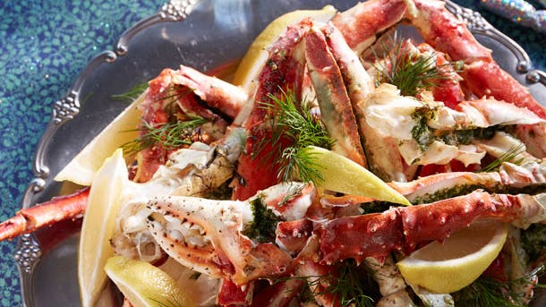 Nytårsmenu - forret, hovedret og dessert