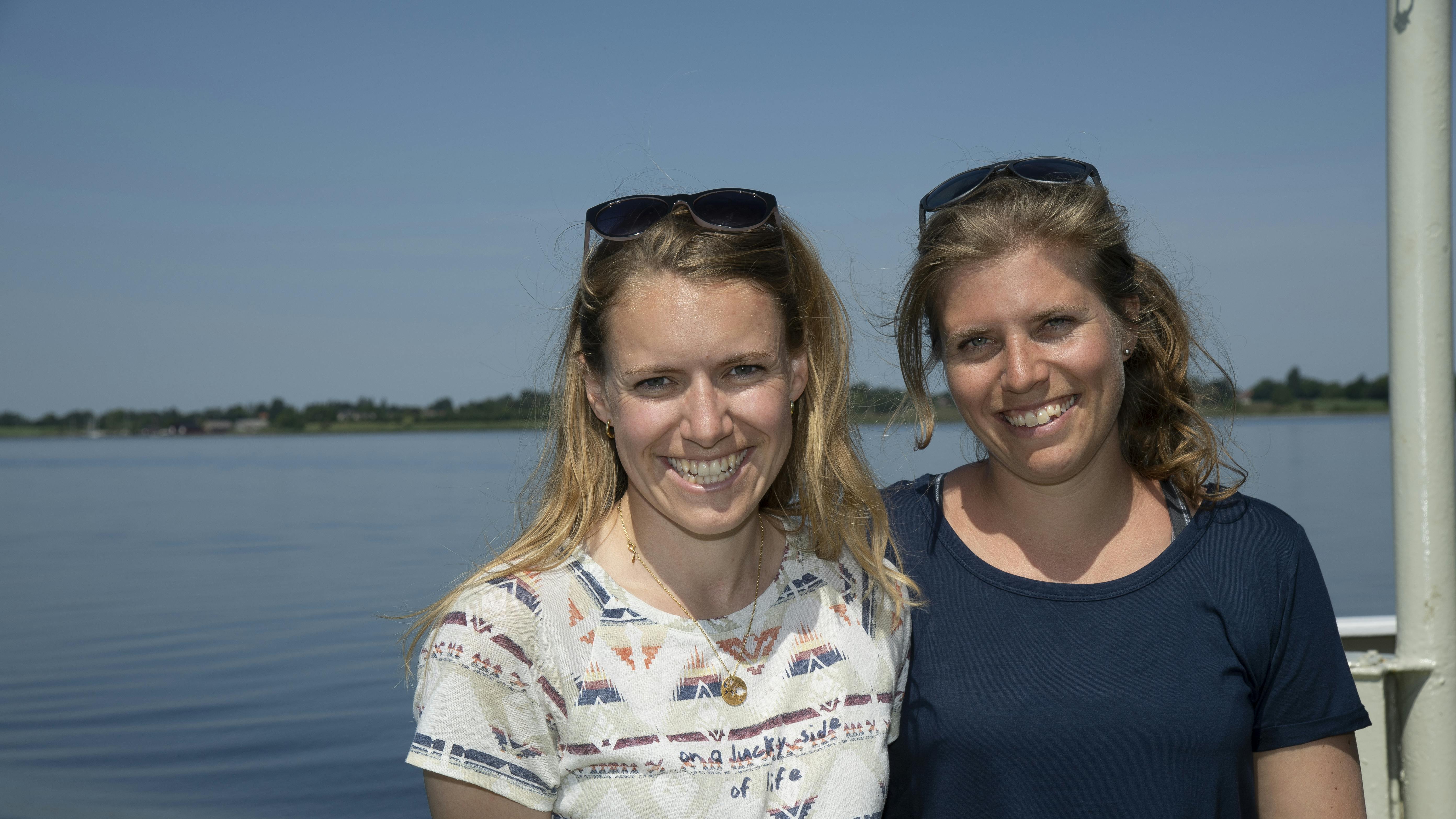 Tine og Sarah besøger 37 danske øer i år