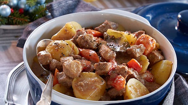 Simreret: Okseragout