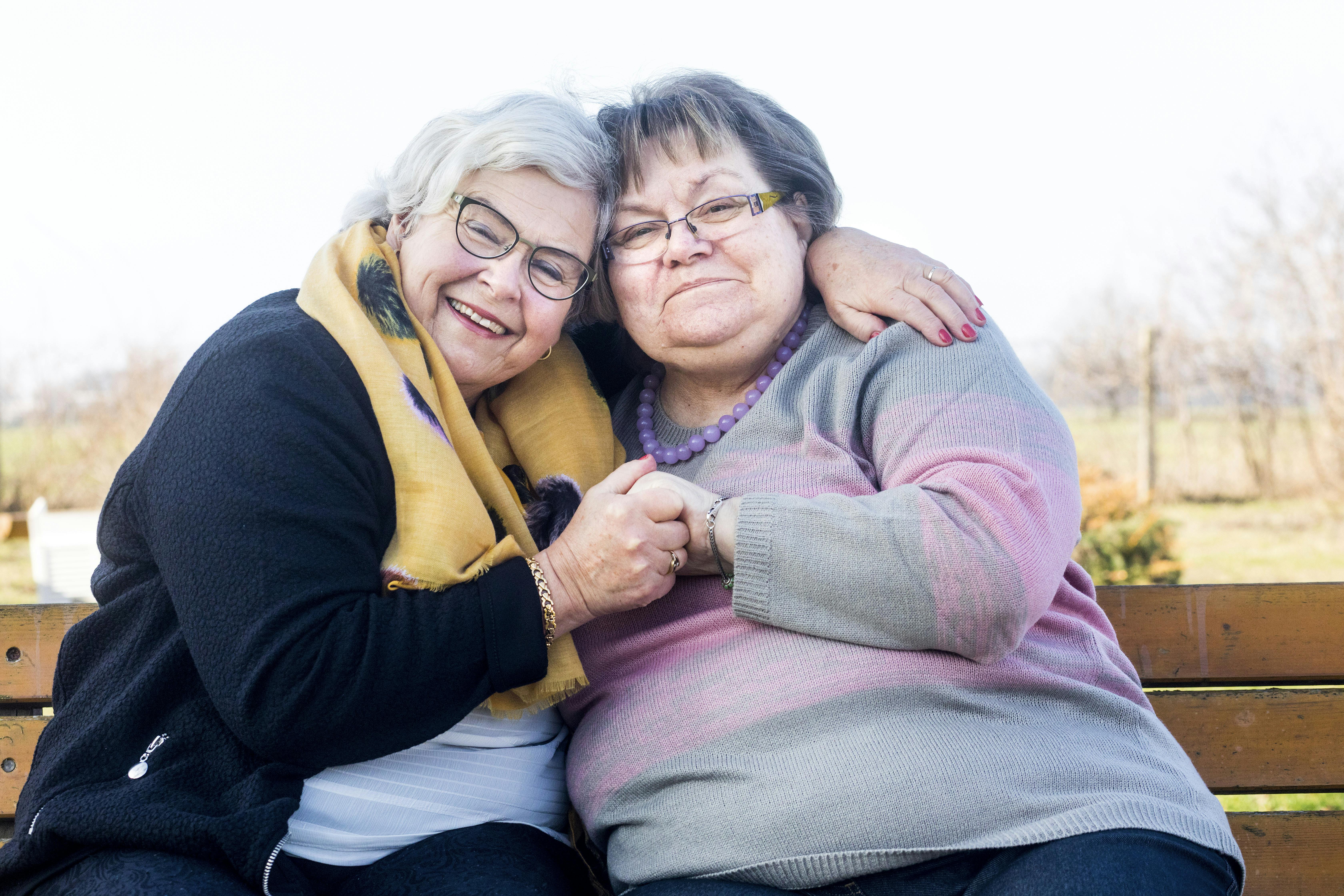 Lis og Sabine har været penneveninder i 60 år