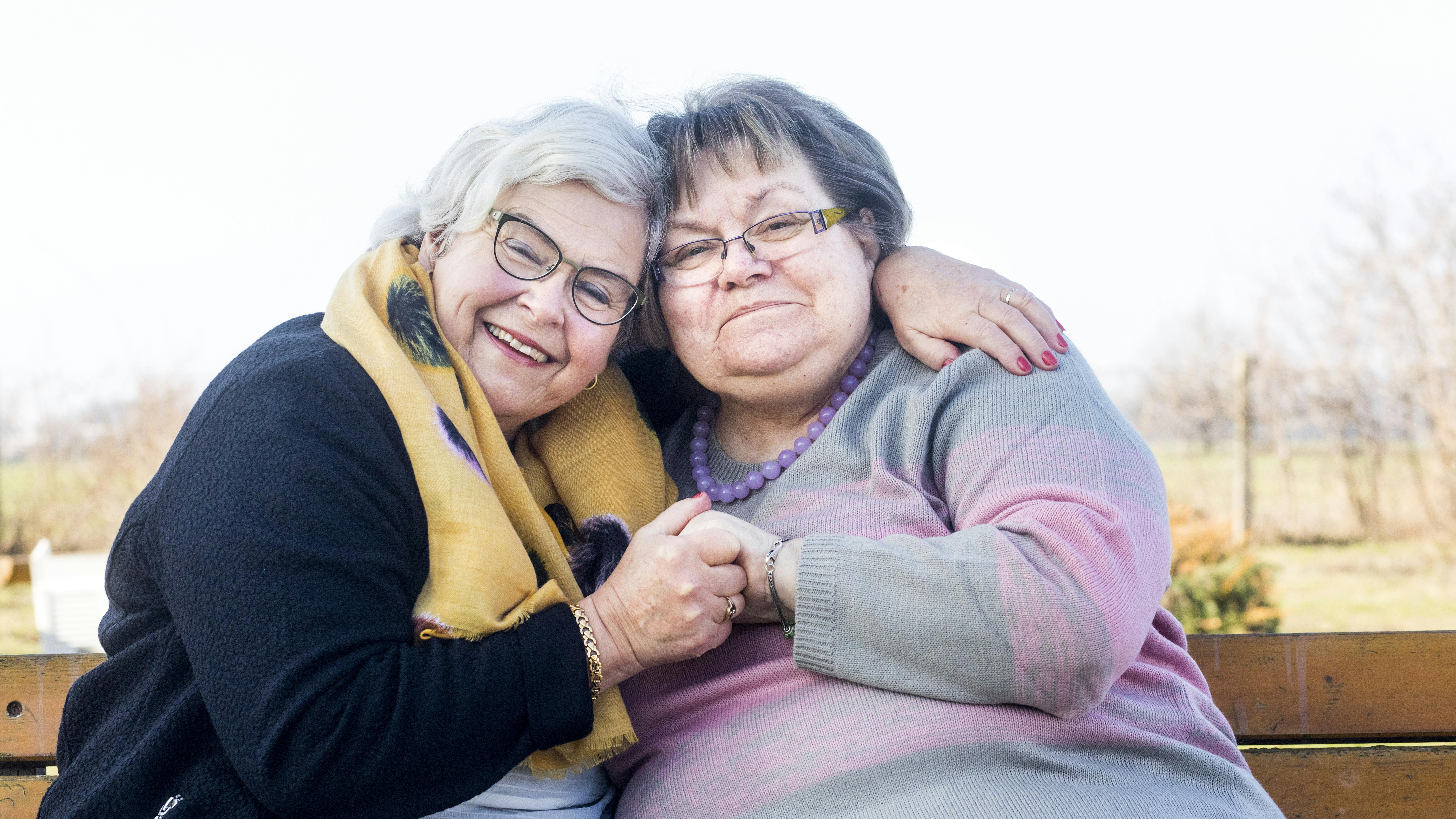 Lis og Sabine har været penneveninder i 60 år
