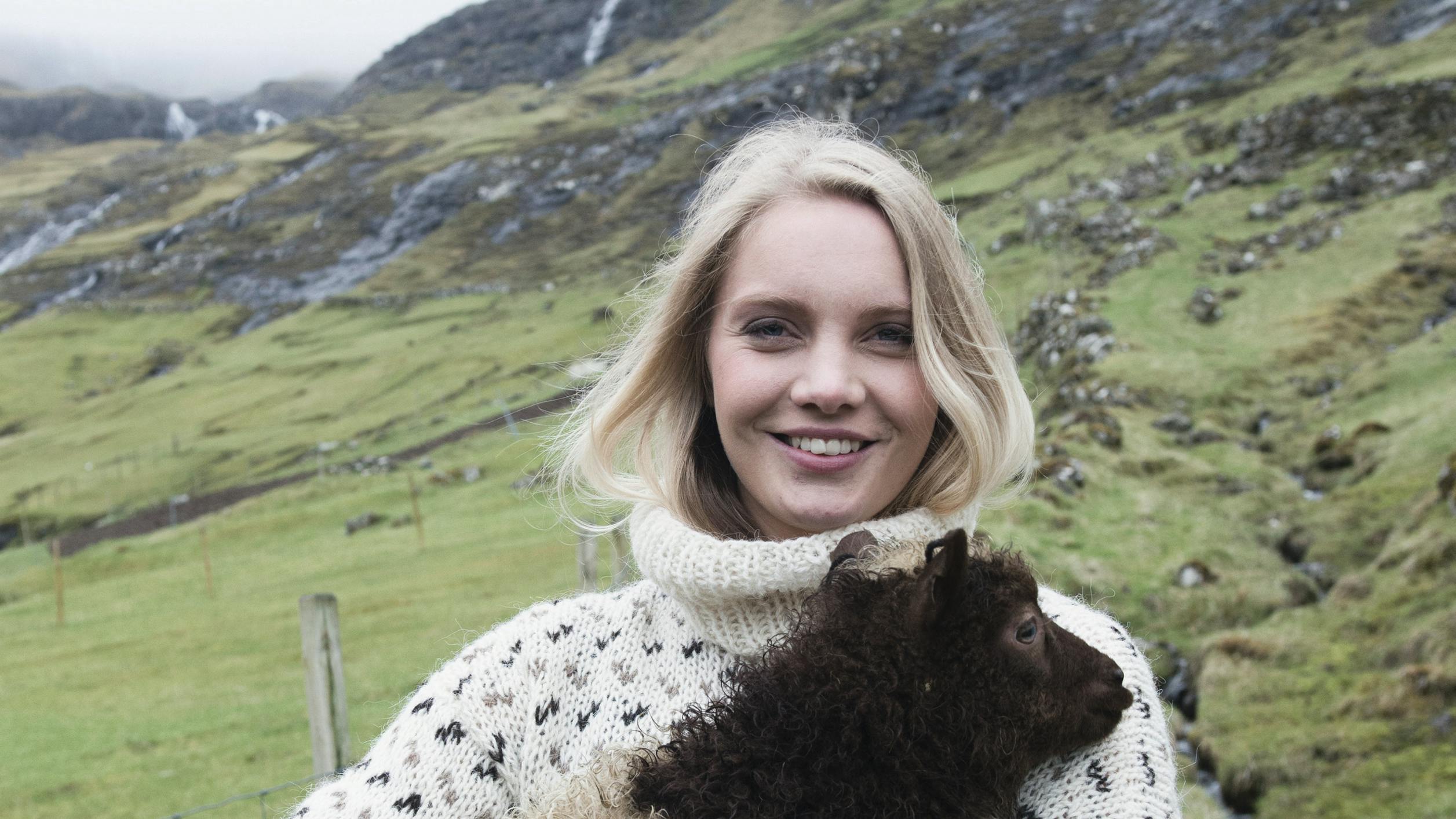 Strik en smuk færøsk sweater med mønster