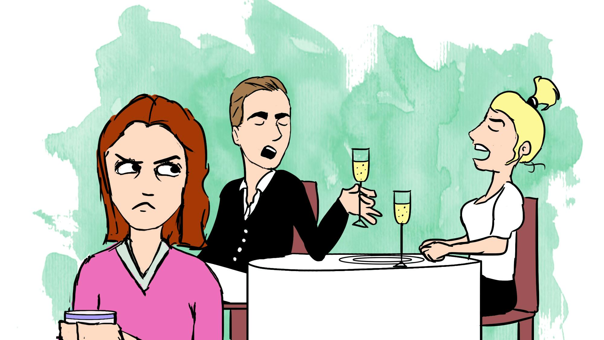 Puks brevkasse illustration