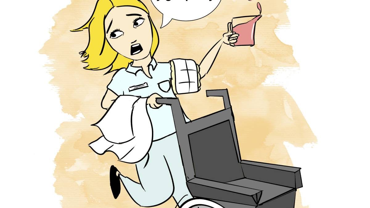 Hjemmehjælper har travlt