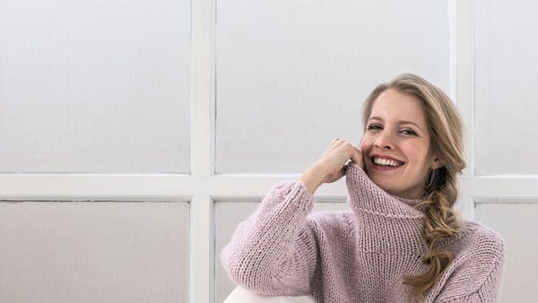 Strikkeopskrift: Højhalset sweater