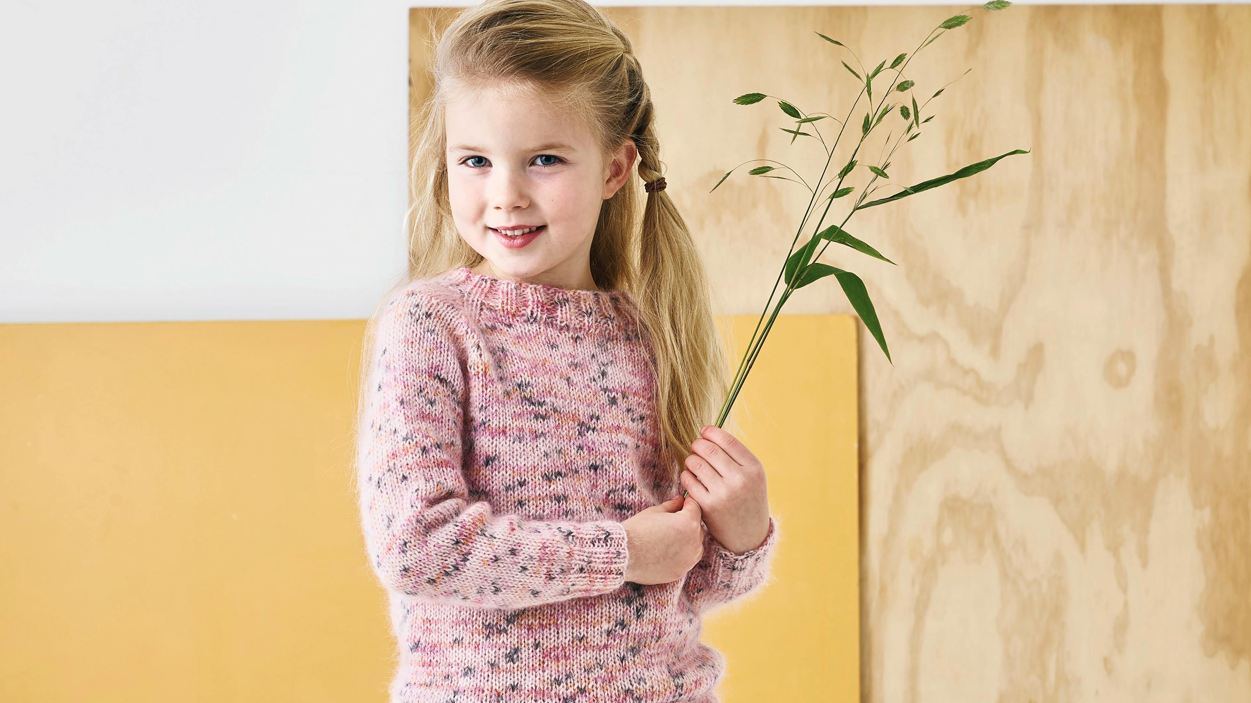 Strikkeopskrift: Simpel raglan til børn