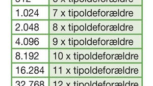 Slægtsforskning for nybegyndere - så stor er din slægt