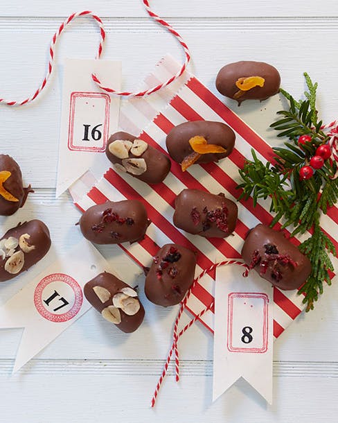 Små marcipanbrød til jul