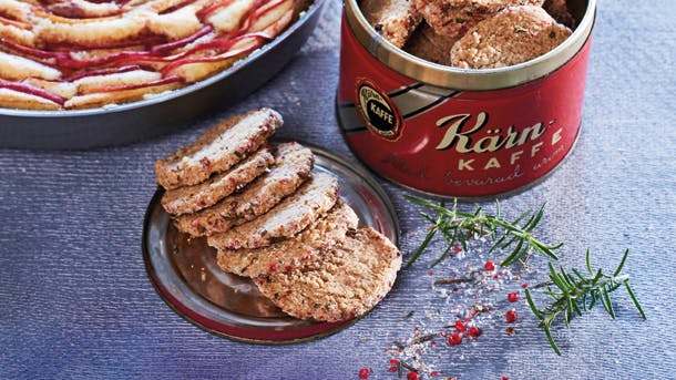 speltkiks med rosmarin