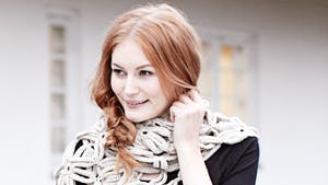 Smukt hæklet tørklæde fra Alt om håndarbejde