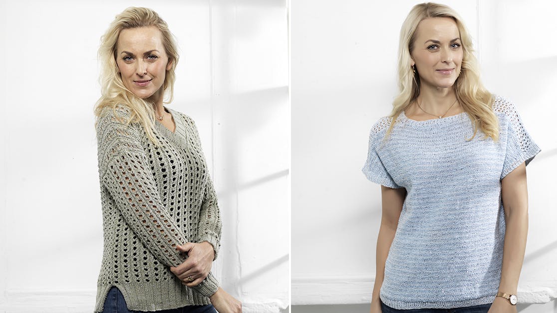 Strik: Bluser med fine detaljer