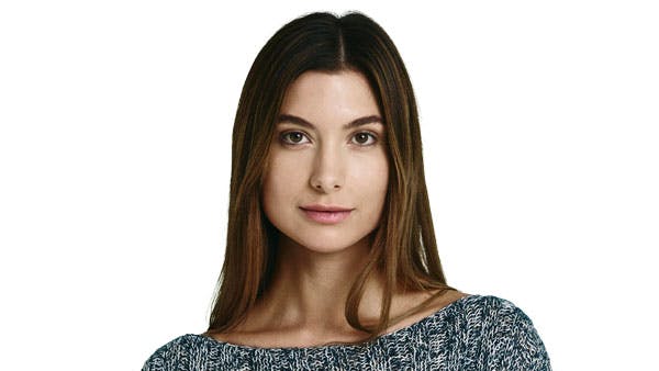 Strikkeopskrift: Dame i meleret rib-bluse