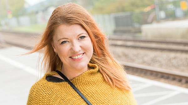 Strikkeopskrift på en perlestrikket poncho