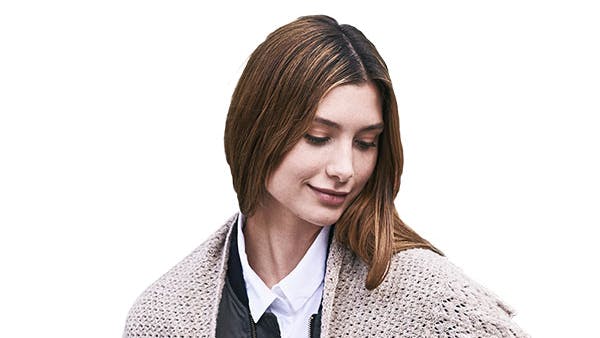 Strikkeopskrift: Sjal i hulmønster