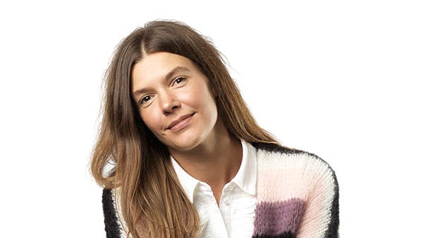 Strikkeopskrift på stribet jakke