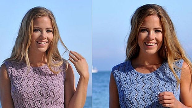 Strikkeopskrift: Top i to længder