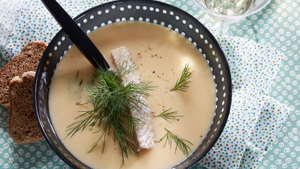 Suppe med torsk