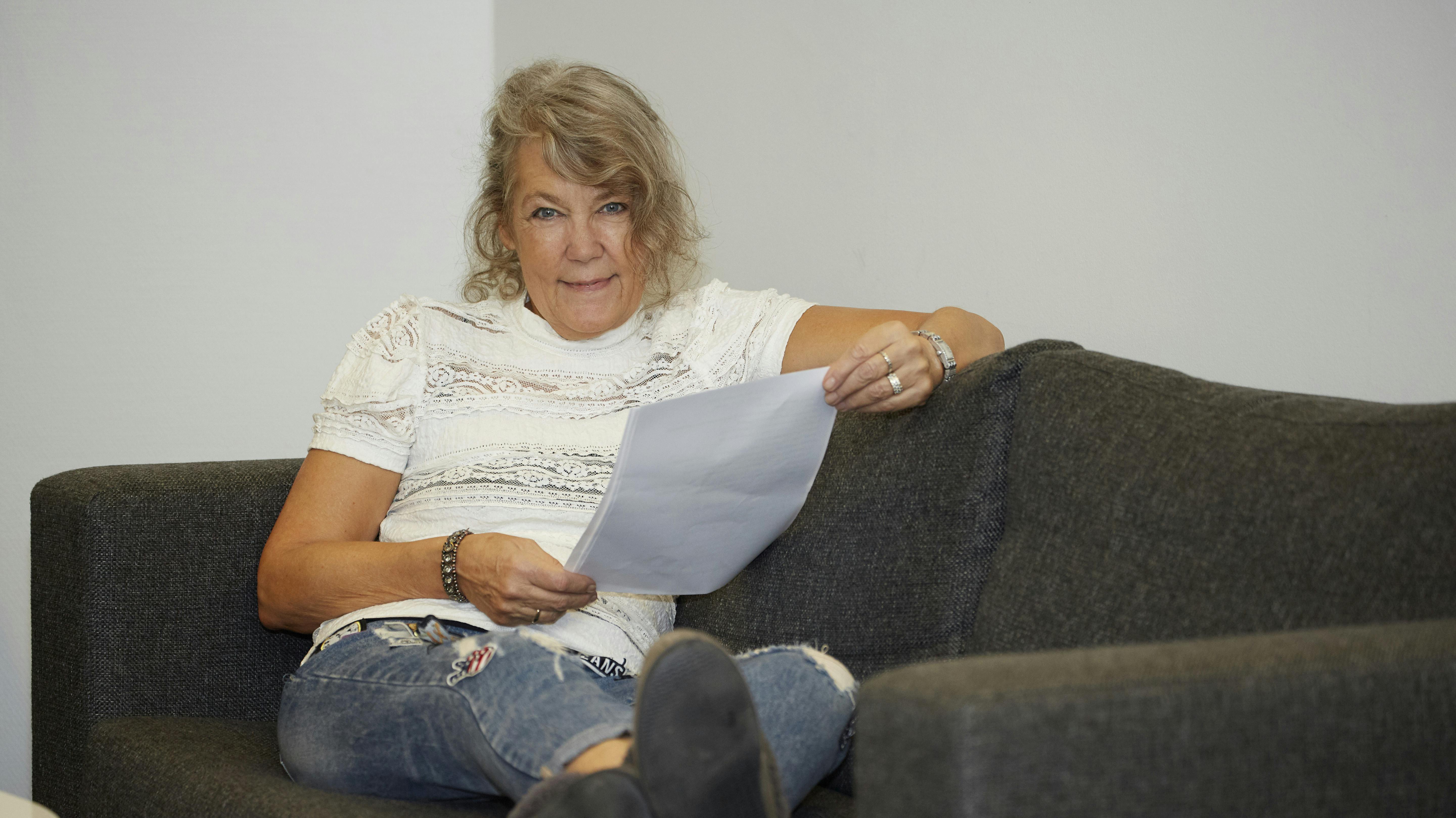 Karin Strand-Holm er så tæt på lykken, som hun kan komme