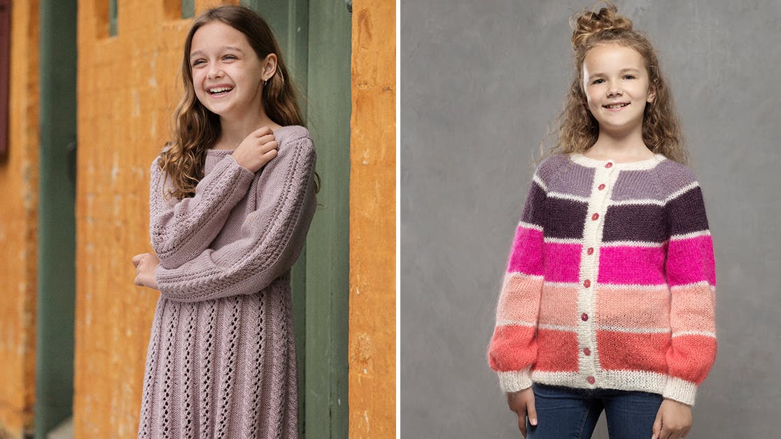 Forårsfin strik til pigen