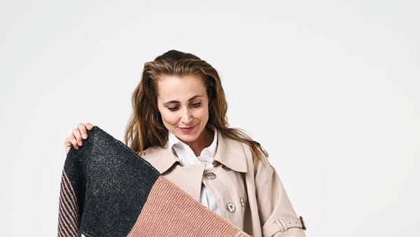 Strikkeopskrift: Retstrikket halstørklæde