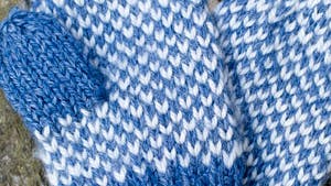 Strikkeopskrift - vanter til børn