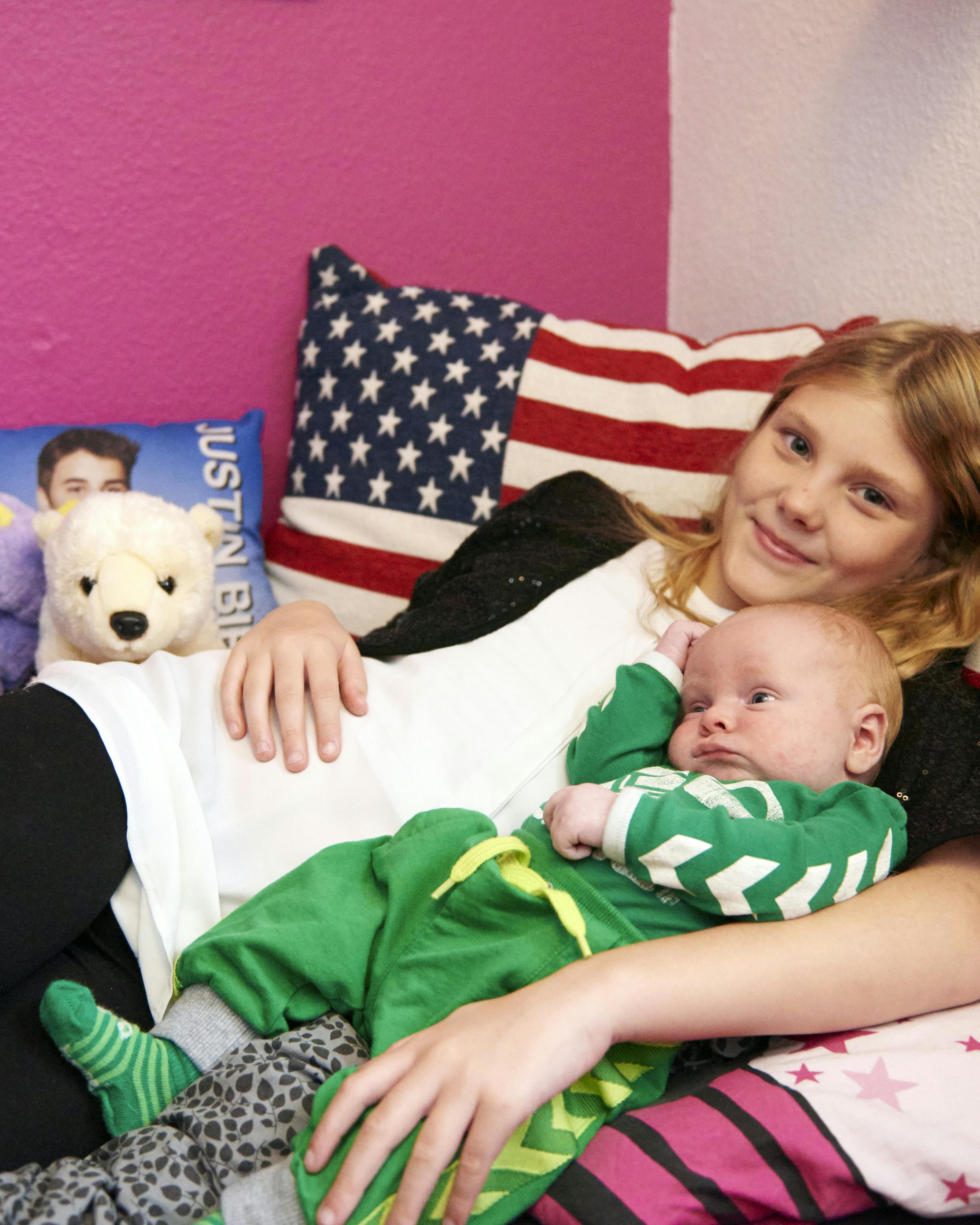 10-årige Victoria fik en hjerneblødning, men ville ikke ligge koma