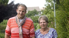 2008 blev året, hvor mange års længslerog drømme blev opfyldt for Søren og Lene. Foto: Lars HornMor og søn tabte 116 kilo