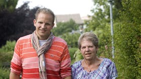 2008 blev året, hvor mange års længslerog drømme blev opfyldt for Søren og Lene. Foto: Lars HornMor og søn tabte 116 kilo