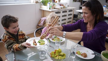 Spisning med familien er sundt