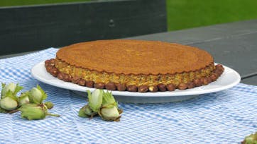 Let hasselnøddekage. Foto: Thierry Machet