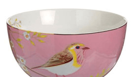 Før 89 kr. - nu kun 44,50 kr. for den flotte, keramiske skål