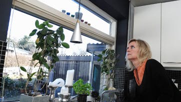 Hanne var meget bange i tordenvejr. Hvordan har du det med torden? Foto: Jørgen Plough