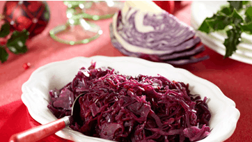 Karamelliseret rødkål