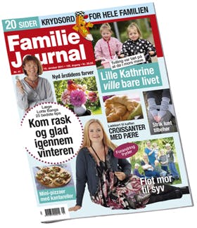 Familie Journal, der udkommer mandag 10. oktober 2011