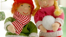 To nissebørn til jul