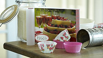 Papirklip og etiketter til bøger