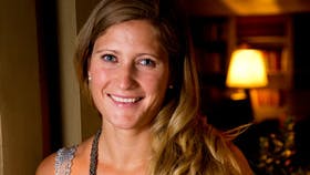 Strikket top i sølv