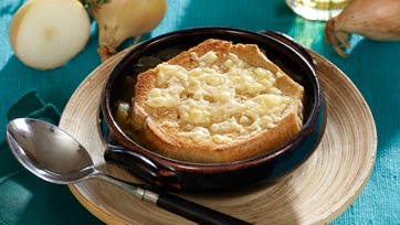 Gratineret løgsuppe - en fransk klassiker