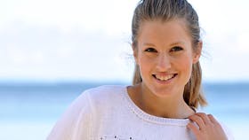 Strik en fin bluse med mønsterborter